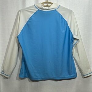 UVSkinz Rash Guard Long sleeve- Well Made-Not Cheap Kind!! Men’s L UPF50 Sunwear